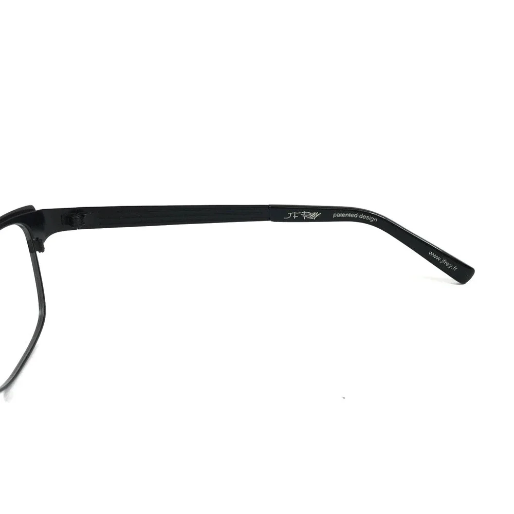 J.F. Rey Eyeglasses Frames JF2554 0010 Black White Checkered Cat Eye54-15-136